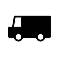 Truck City Town Map Locations vector icon