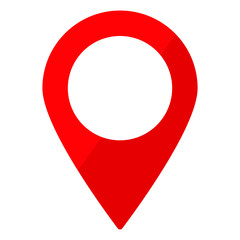 Maps pin. Location map icon. Location pin. Pin icon vector.