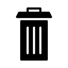 Trash Housekeeping Home Furniture Living Interior vector icon