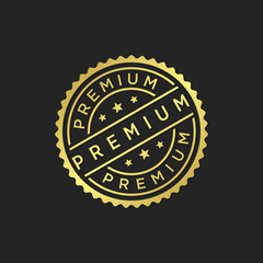 Premium stamp vector template