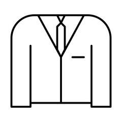Suit Tie Clothes Fashion Wear Laundry Clothing vector icon