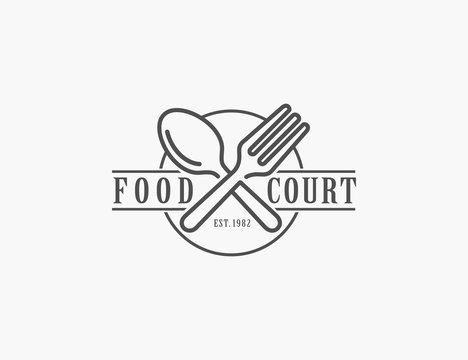 Restaurant logo template