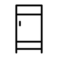 Storage Furniture Interior Architecture Indoor vector icon