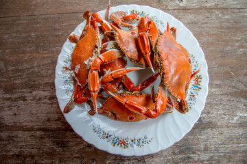 Steamed Crab