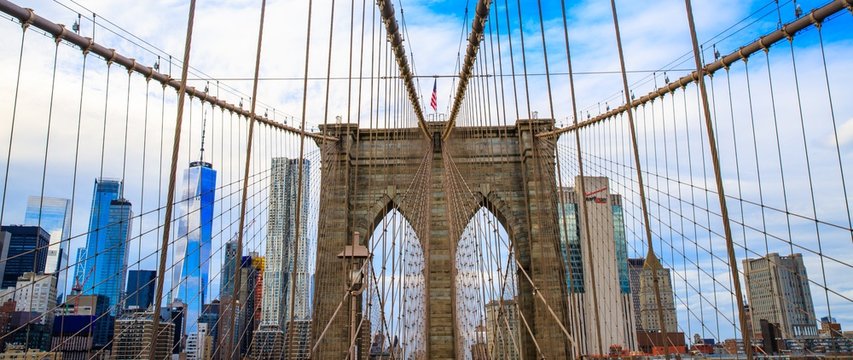 Fototapeta Pont de Brooklyn, New York, USA