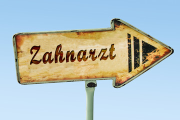 Schild 328 - Zahnarzt