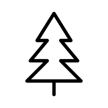 Tree Nature Christmas Plant Forest vector icon