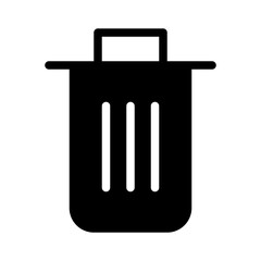 Trash Interface UI UX Software App vector icon