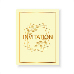 Template invitation, cards and other design