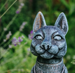 Cat statue