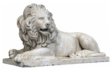 Fototapeta na wymiar Marble lion