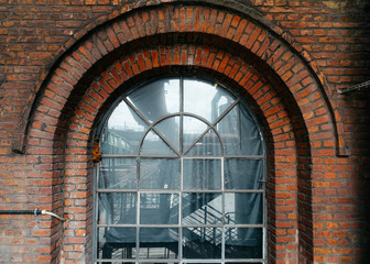 Industrial brickwall window © kimohno