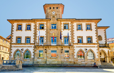 Town hall of the city of Muros in Galicia, Spain.