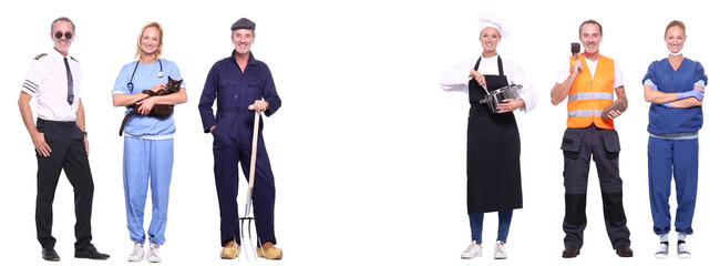Obraz premium Group of people with different professions