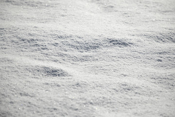 Close up of powder snow