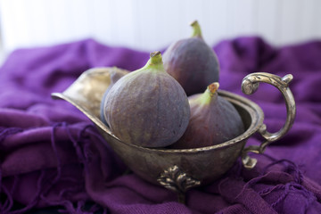 fresh figs on a table
