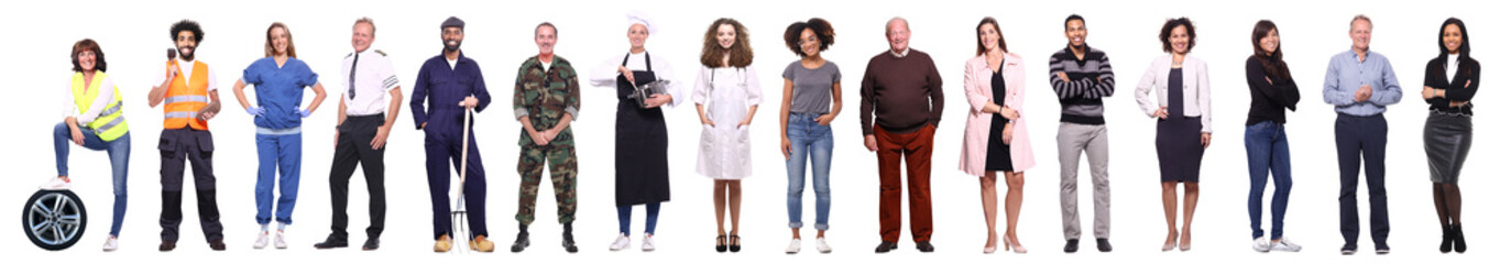 Obraz premium Group of people with different professions