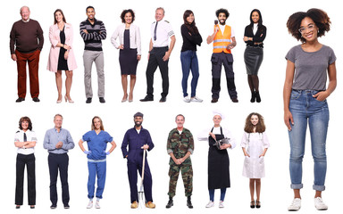 Obraz premium Group of people with different professions