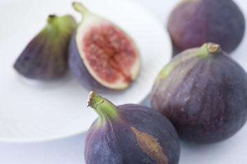 fresh figs on a table