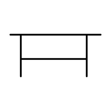 Table Furniture Interior Architecture Indoor vector icon