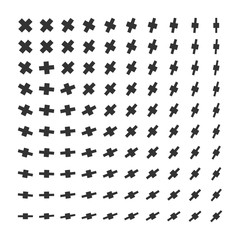 minimal monochrome dynamic halftone background.