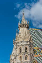 Fototapeta na wymiar View of St. Stephen's Cathedral, Vienna, Austria. Vertical.