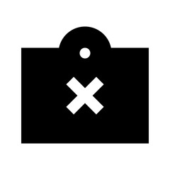 Tag Delete Commerce Market Shop Supermarket vector icon