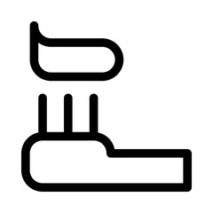 Toothbrush Medicine Hospital Doctor Medical vector icon