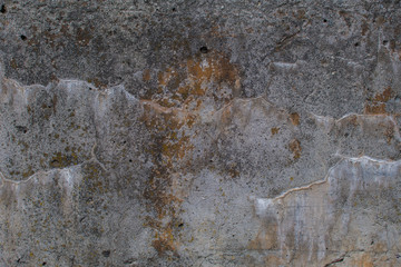 rough texture of the concrete wall