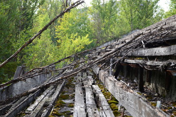 abandoned stadium
