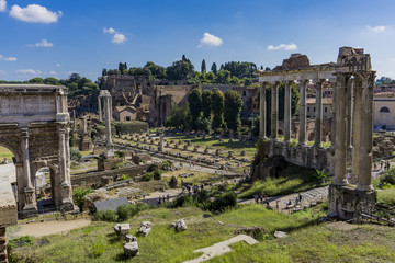 Roman Forum in Rome, Italy