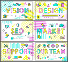 Vision Design Market SEO Support and Our Team Card