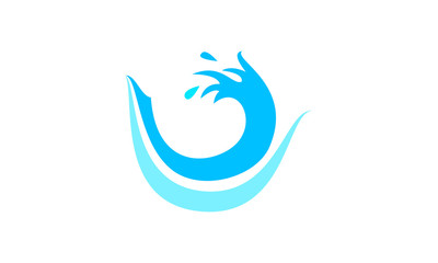 Waves logo design