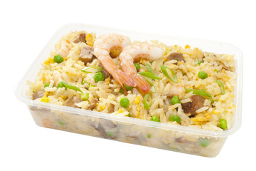 Takeaway Chinese Food Special Fried Rice Plastic Fastfood Container