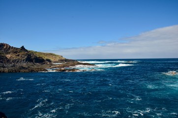 Fototapeta na wymiar Tenerife coast and ocean