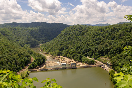 Hawks Nest Overlook in West Virginia