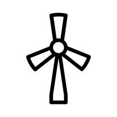 Windmill Germany German Nation Holiday vector icon