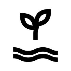 Water Clear Environmental Protection Reserve Energy vector icon