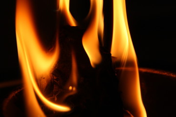 fire on black background2