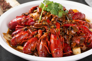 Hot and spicy crayfish