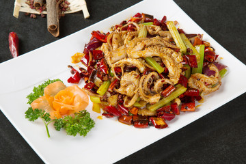 Spicy Fried octopus