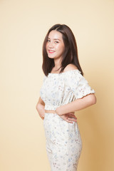 Obraz premium Portrait of beautiful young Asian woman.