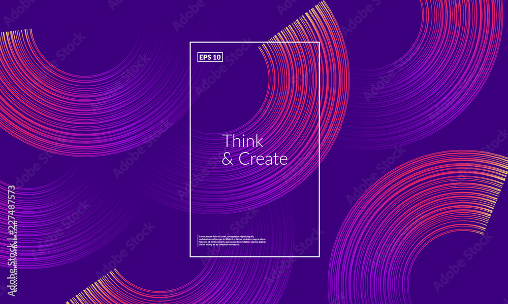Poster minimal geometric background. abstract pattern design. eps10 vector.