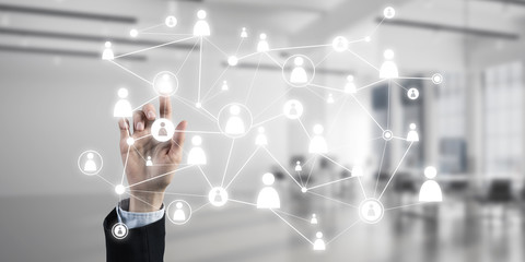 Modern wireless technologies for business and connecting people 