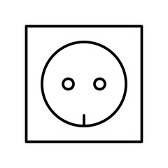 Wallplug Power Energy Force Electricity vector icon