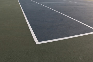 Fototapeta premium close up on tennis court