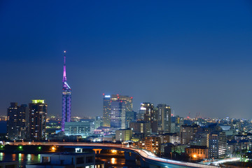 福岡タワーの夜景