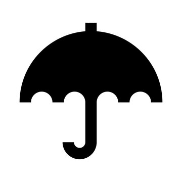 umbrella pretection safe rain sun security vector icon