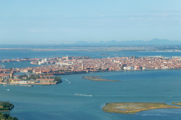 Fototapeta na wymiar Venice aerial view