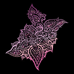 Paisley background. Hand Drawn ornament. Vector illustration